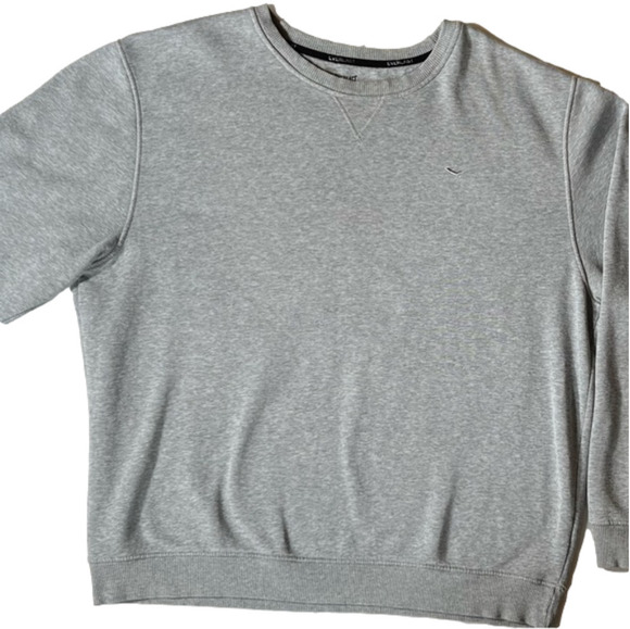 Everlast Crewneck Unisex Grey Sweater Classic Lounge Embroidered Logo E Size XL - Picture 5 of 14